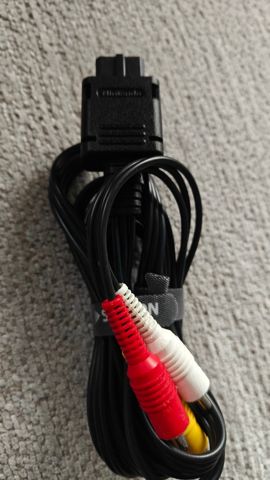 Originele Nintendo Gamecube composiet kabel - Zgan, Ophalen of Verzenden, Zo goed als nieuw, Gamecube, Oplader of Kabel