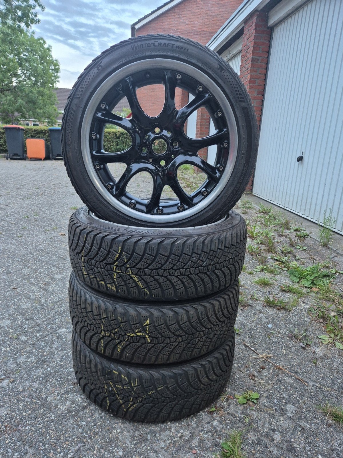 MINI R98 Web Spokes Ronal Velgen 17 inch 4x100, Ophalen, Gebruikt, Banden en Velgen, 17 inch