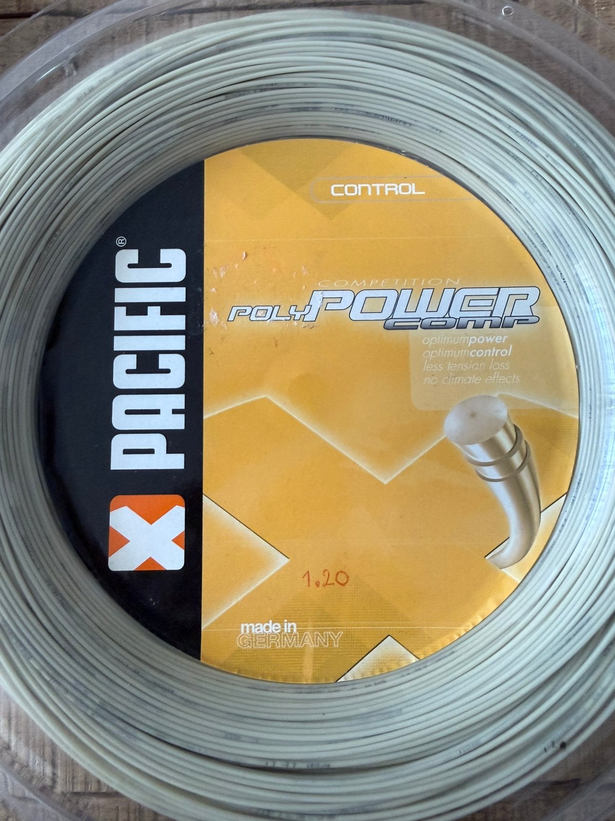 Pacific poly power 1.20, Sport en Fitness, Ophalen of Verzenden, Zo goed als nieuw, Grip of Snaar, Overige merken