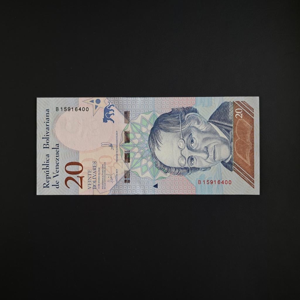 20 bolivar Venezuela #038, Postzegels en Munten, Bankbiljetten | Amerika, Verzenden, Zuid-Amerika, Los biljet