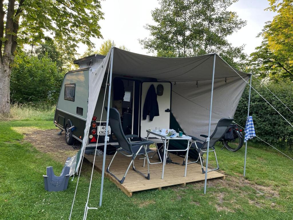 Kip Shelter caravan, Caravans en Kamperen, Luifel, Kip, Tot en met 2, Treinzit