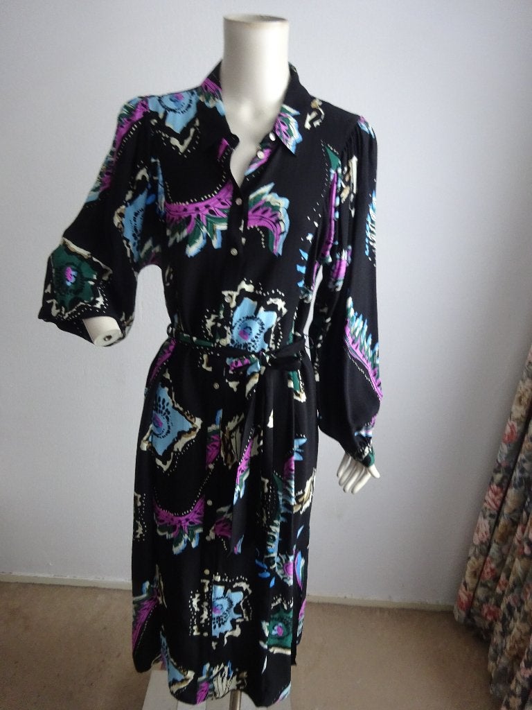 Pom Amsterdam midi jurk mt 42, Kleding | Dames, Overige kleuren, Maat 42/44 (L), Ophalen of Verzenden, Zo goed als nieuw