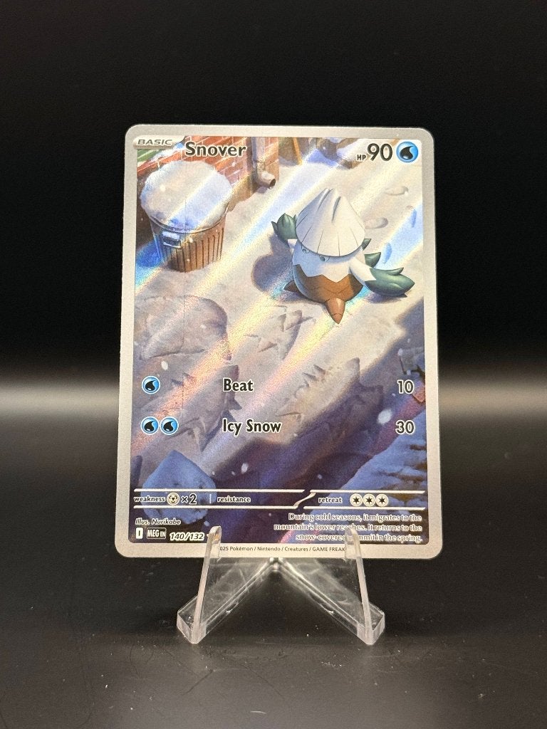Snover IR	140/132	Engels	NM | Pokemon, Ophalen of Verzenden, Nieuw, Losse kaart, Foil