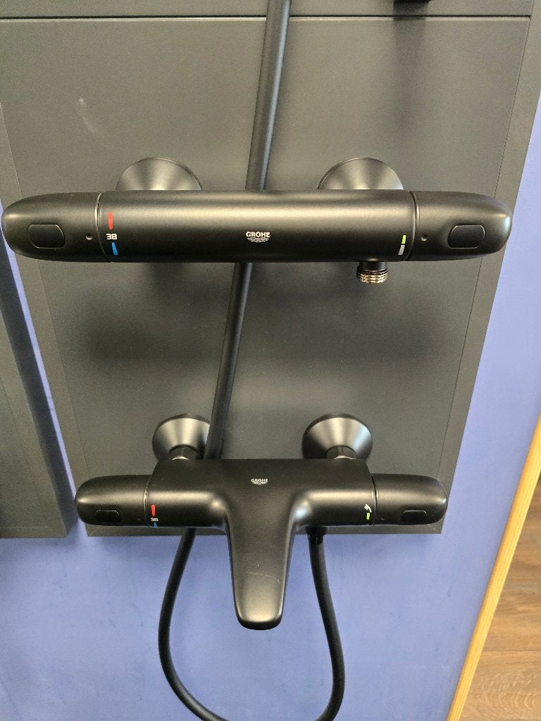 NIEUW Grohe douchethermostaat of badthermostaat mat zwart, Ophalen, Nieuw, Douche