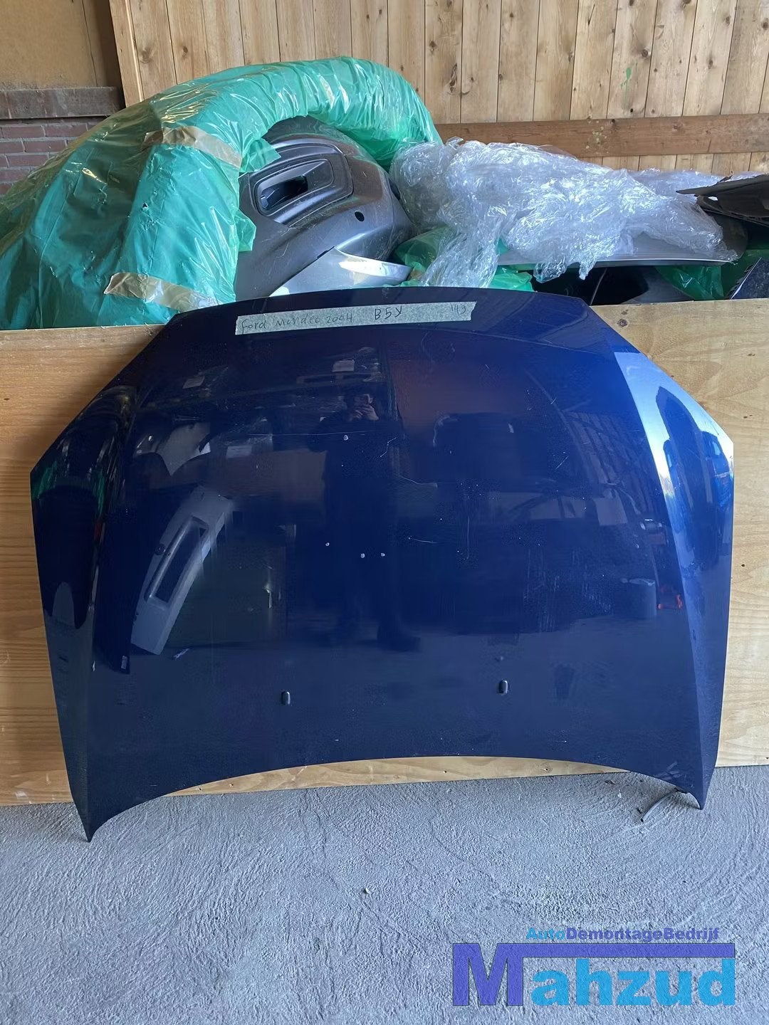 2004 FORD MONDEO 3 blauw B5Y motorkap, Gebruikt, Info@ford.com, Ophalen of Verzenden, Ford