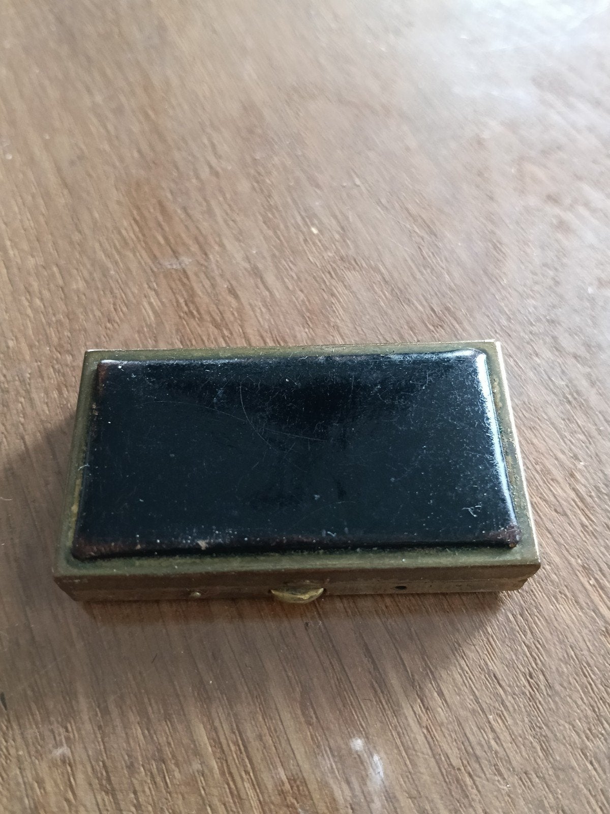 Vintage Messing Pillendoosje - 'Pill Bar', Ophalen of Verzenden