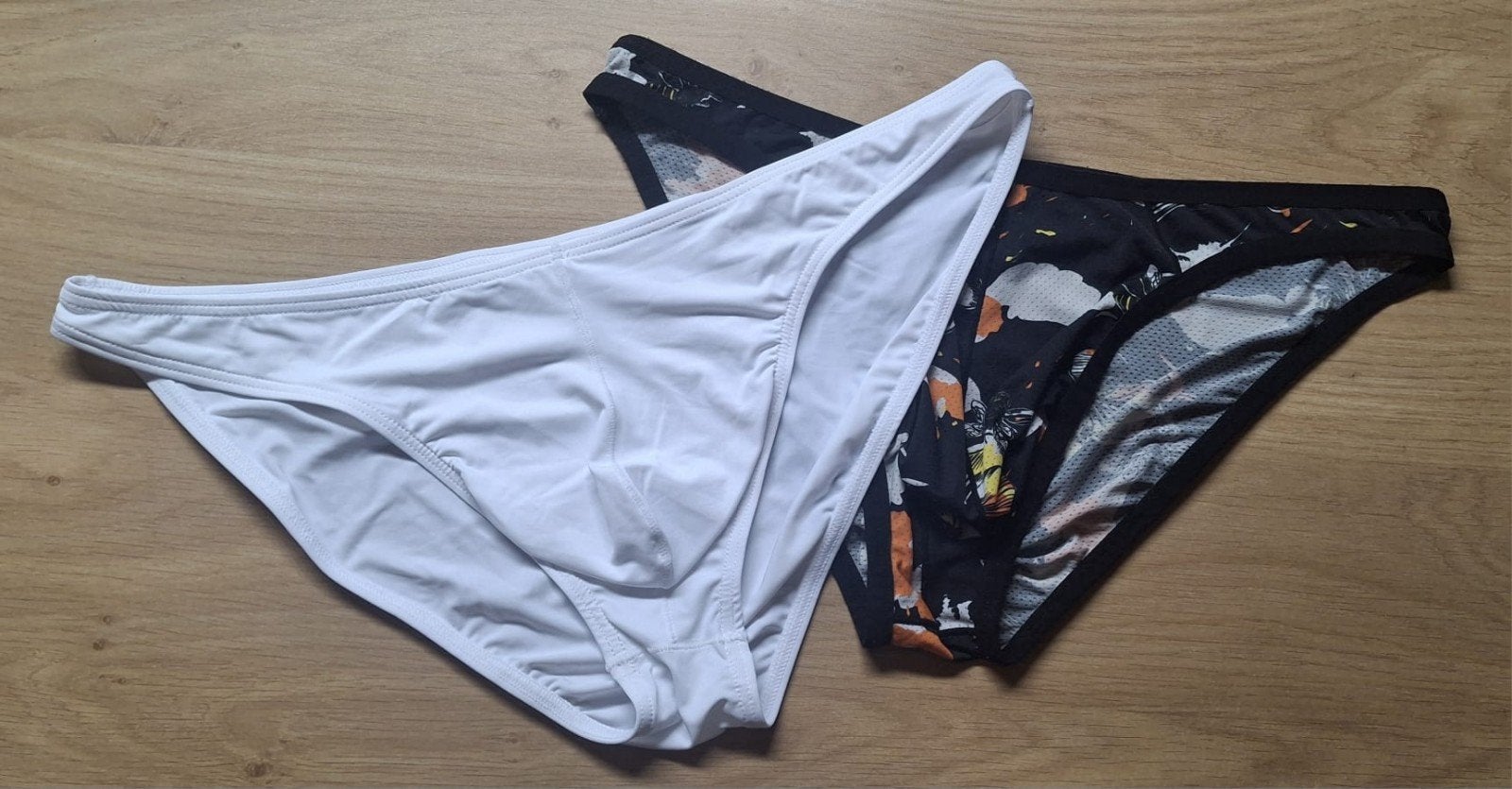 Nieuwe slips maat L - Wit en patroon, Kleding | Heren, Ondergoed, Verzenden, Wit, Slip