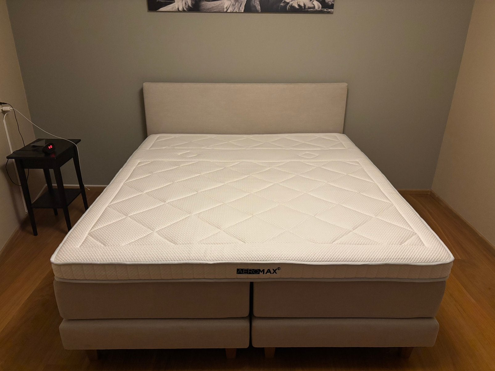 Zo goed als nieuwe boxspring, 180x200!, Ophalen, Zo goed als nieuw, Tweepersoons