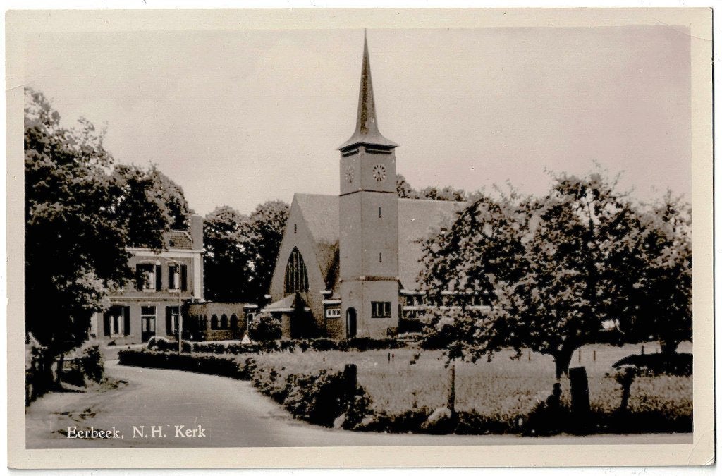 Eerbeek gld, n.h.kerk, ongelopen, richtprijs 3,==, Verzenden, 1940 tot 1960, Ongelopen, Gelderland