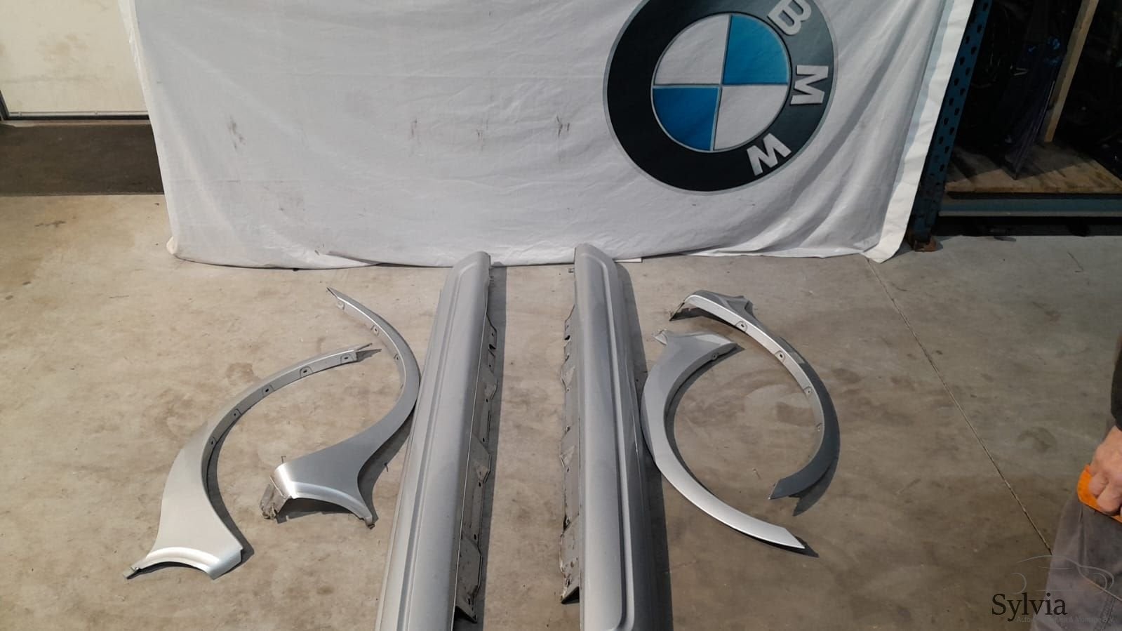 M sideskirts zijskirts dorpellijsten set BMW X3 serie E83 51, Gebruikt, -, -, Ophalen of Verzenden