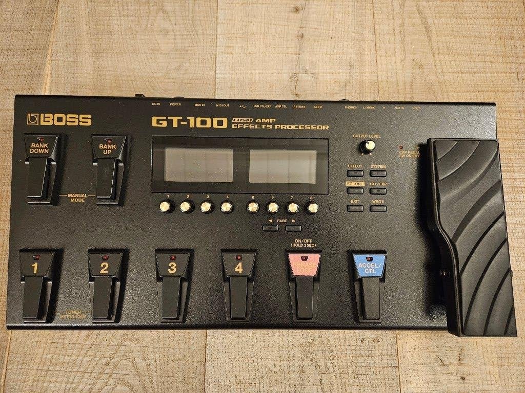 Boss GT-100 Gitaar Multi-effect Processor, Muziek en Instrumenten, Ophalen, Zo goed als nieuw, Multi-effect