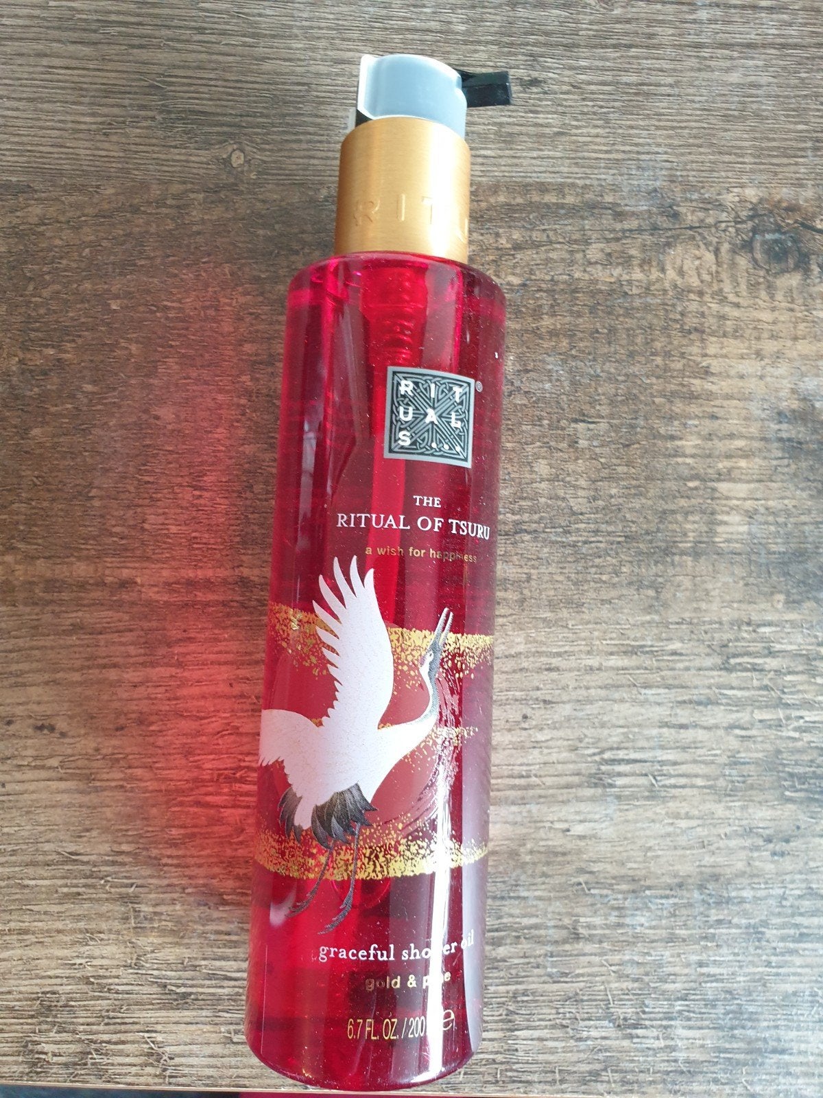 Rituals The Ritual of Tsuru Douche Olie - Gold & Pine, Sieraden, Tassen en Uiterlijk, Ophalen of Verzenden, Nieuw, Bad & Douche