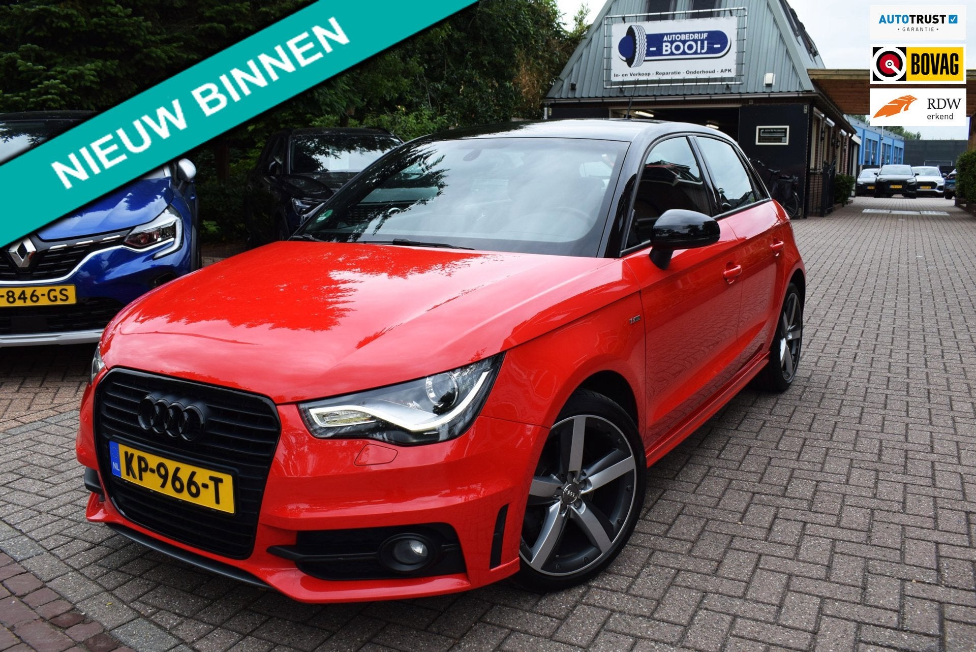 Audi A1 Sportback 1.4 TFSI S-LINE NAVI/CRUISE/AIRCO-ECC/XENO, Voorwielaandrijving, Euro 5, Stof, Zwart