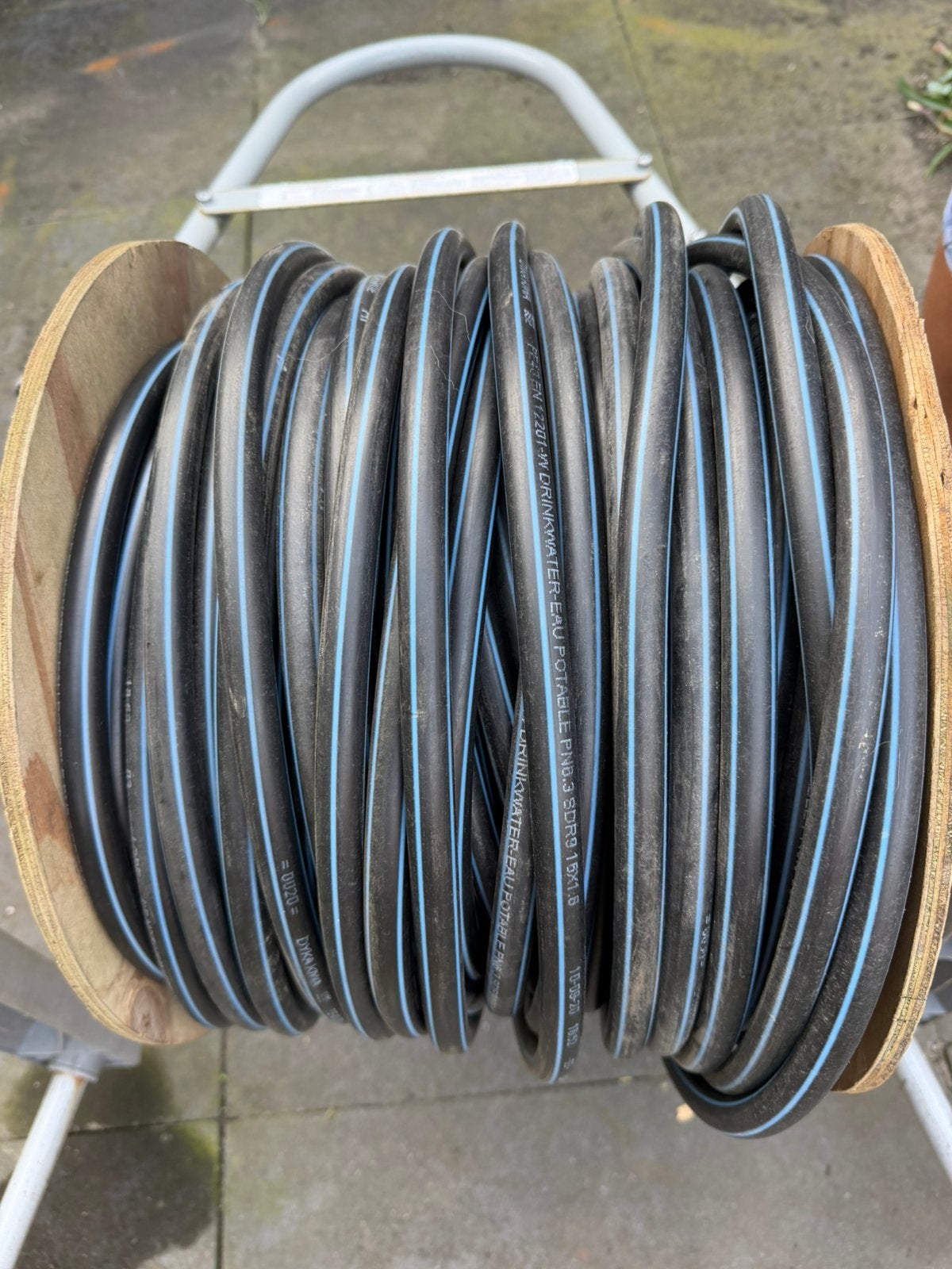 PE100-blauw HDPE leiding voor water 100 meter, Ophalen, Overige materialen, 6 meter of meer, Overige typen