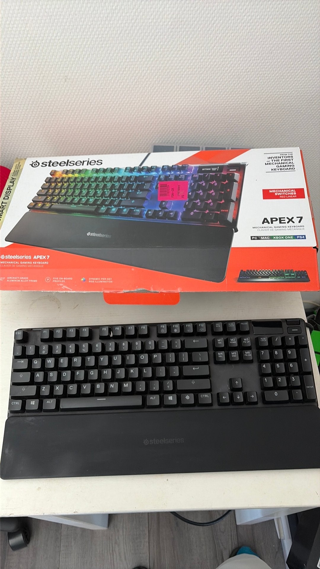 Steelseries apex 7 toetsenbord te koop, Ophalen of Verzenden, Zo goed als nieuw, Bedraad, Gaming toetsenbord