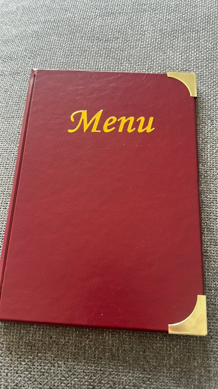 Menukaart, Ophalen of Verzenden, Zo goed als nieuw