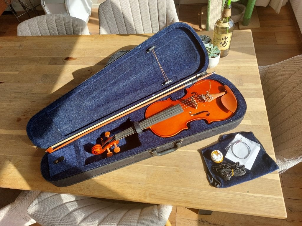 Fazley Vivace VI-200 4/4 viool, Ophalen, 4/4-viool, Met koffer, Viool