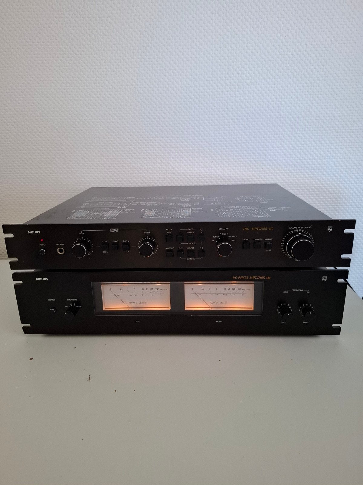 Philips AH280 + AH380 voor + eind | Philips Black tulip, Audio, Tv en Foto, Versterkers en Receivers, Ophalen, Overige merken