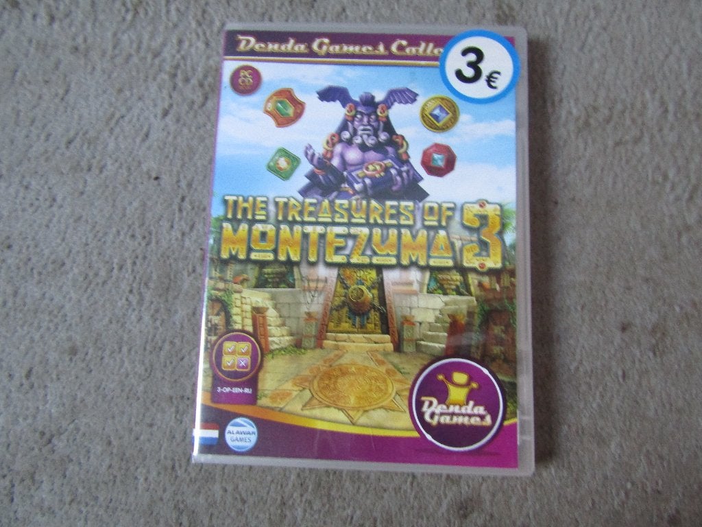 Cdrom spel: The treasures of montezuma 3, Puzzel en Educatief, Gebruikt, 1 speler, Ophalen of Verzenden