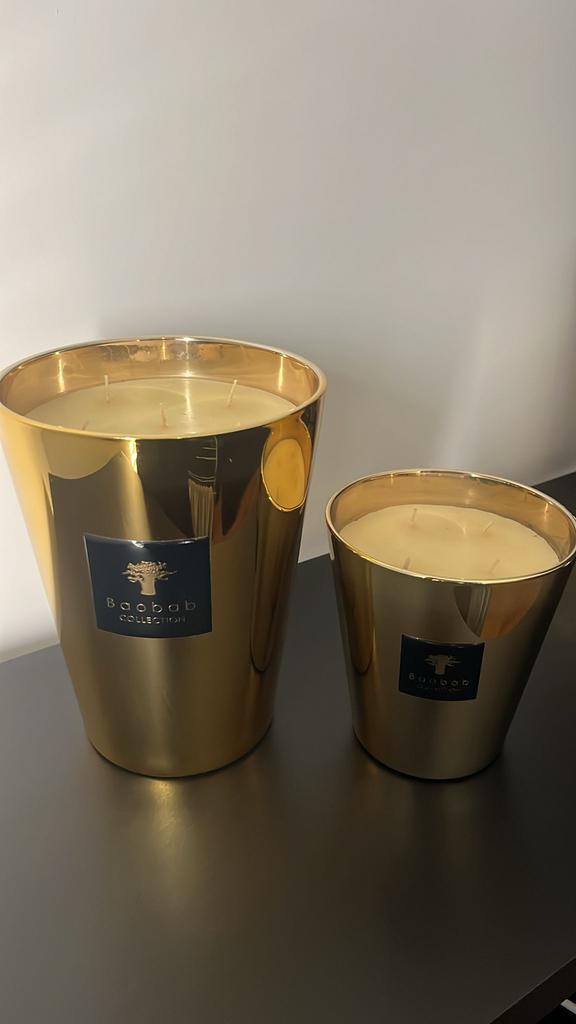 Baobab Exclusives Aurum Kaarsen  Max 24+ Max 16. Ongebruikt, Huis en Inrichting, Woonaccessoires | Kandelaars en Kaarsen, Overige materialen