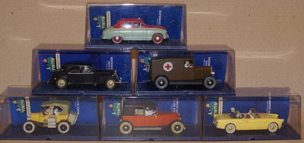 KUIFJE AUTO'S, Ophalen of Verzenden, Kuifje, Zo goed als nieuw, Beeldje of Figuurtje