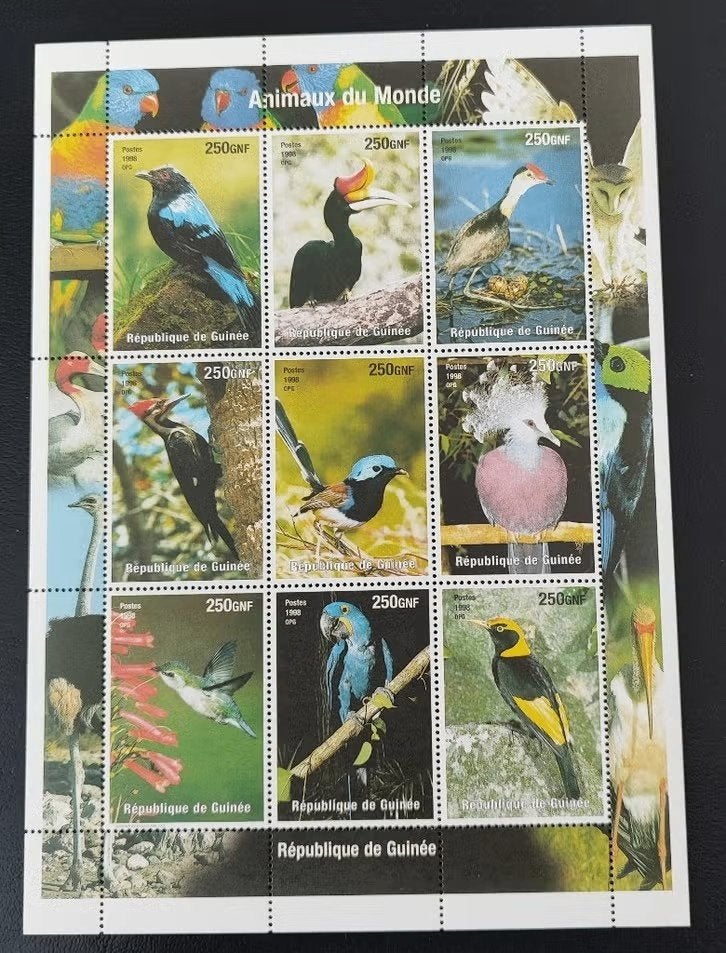 Guinee 0906008 Vogels, Postzegels en Munten, Ophalen of Verzenden, Guinee, Postfris