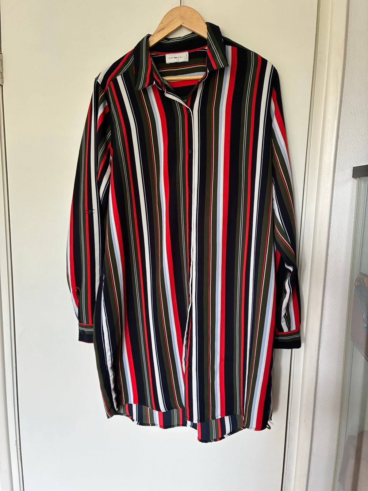BIEN BLEU Gestreepte blousejurk , maat XXL, Ophalen of Verzenden, Zo goed als nieuw, Maat 46/48 (XL) of groter, Meerkleurig