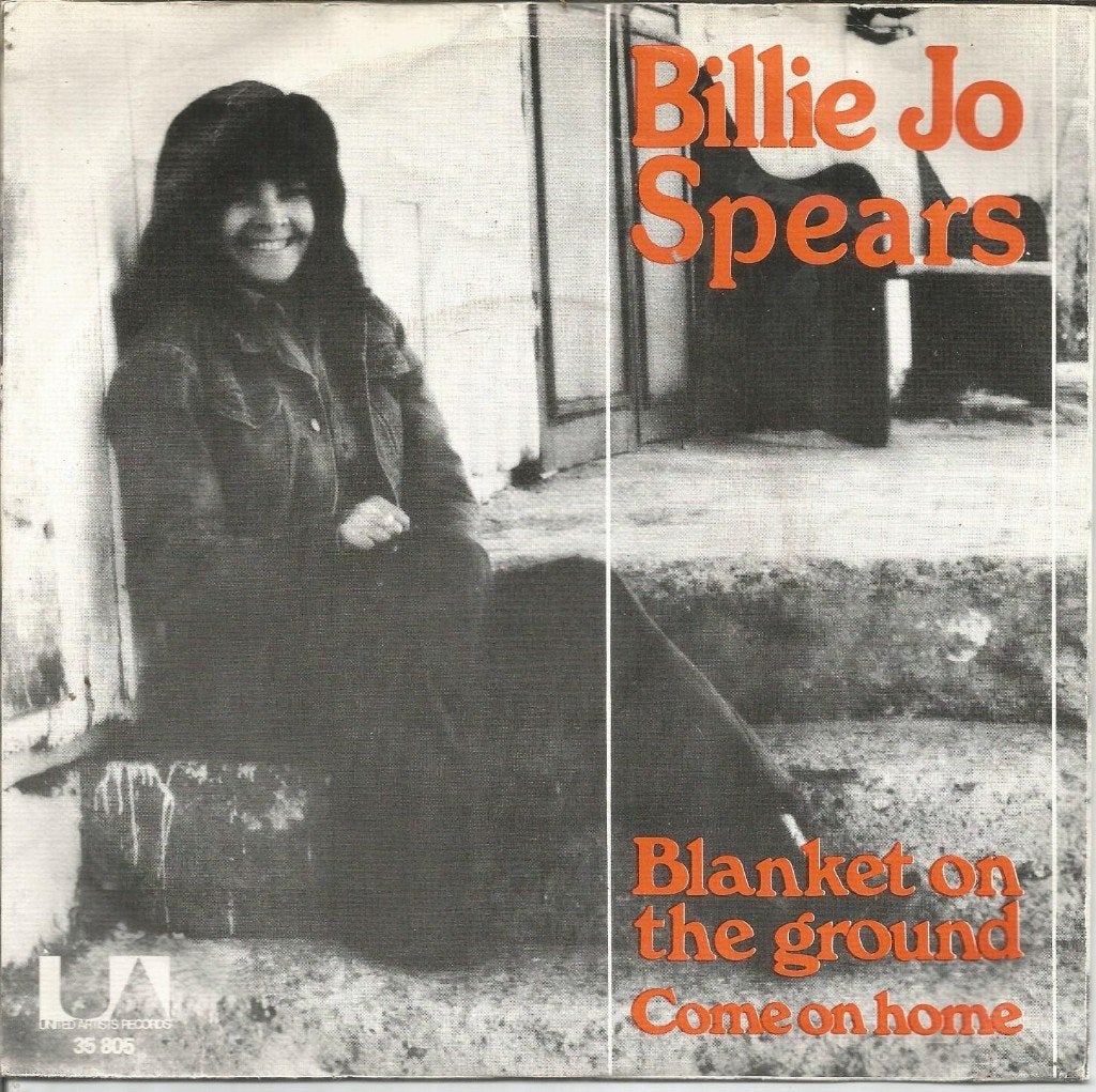 VERKOCHT Billie Jo Spears – Blanket On The Ground (1975), Cd's en Dvd's, Vinyl Singles, Gebruikt, Fotohoes, 7 inch, Ophalen of Verzenden