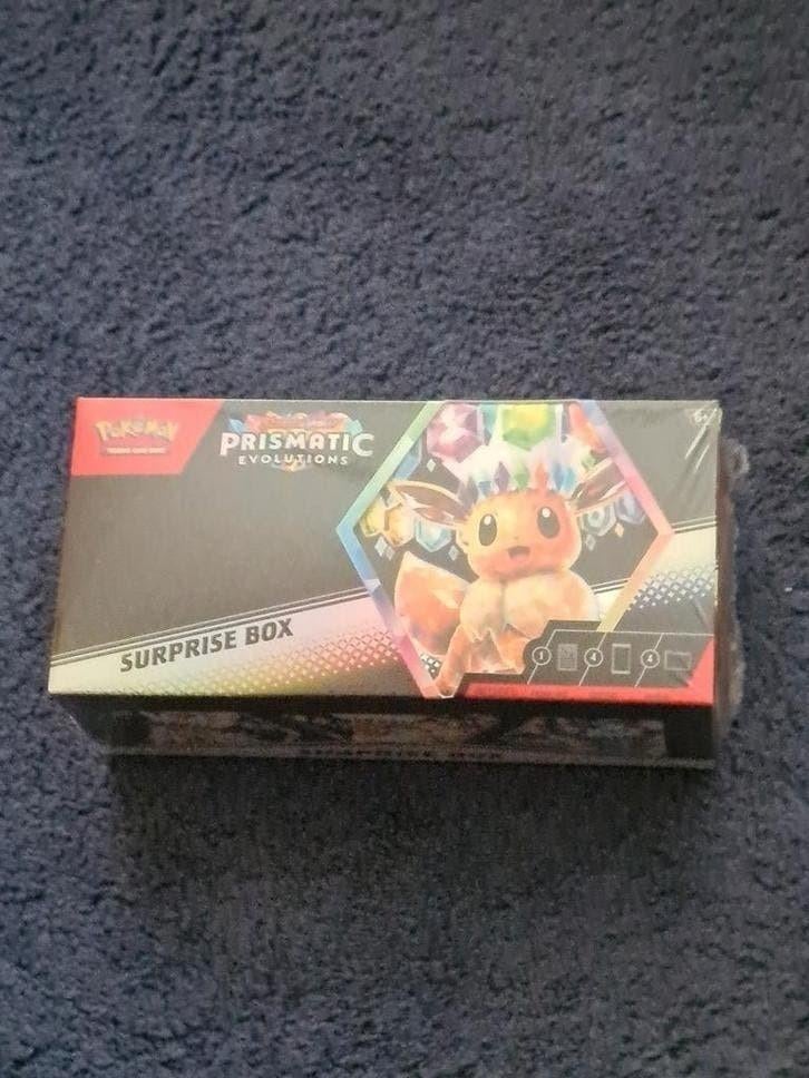 Prismatic evolutions surprise box nieuw scarlet & violet, Ophalen of Verzenden, Nieuw