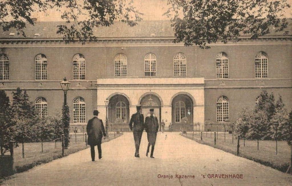 1918  DEN HAAG Oranje Kazerne Militair, Ophalen of Verzenden, Voor 1920, Gelopen, Zuid-Holland