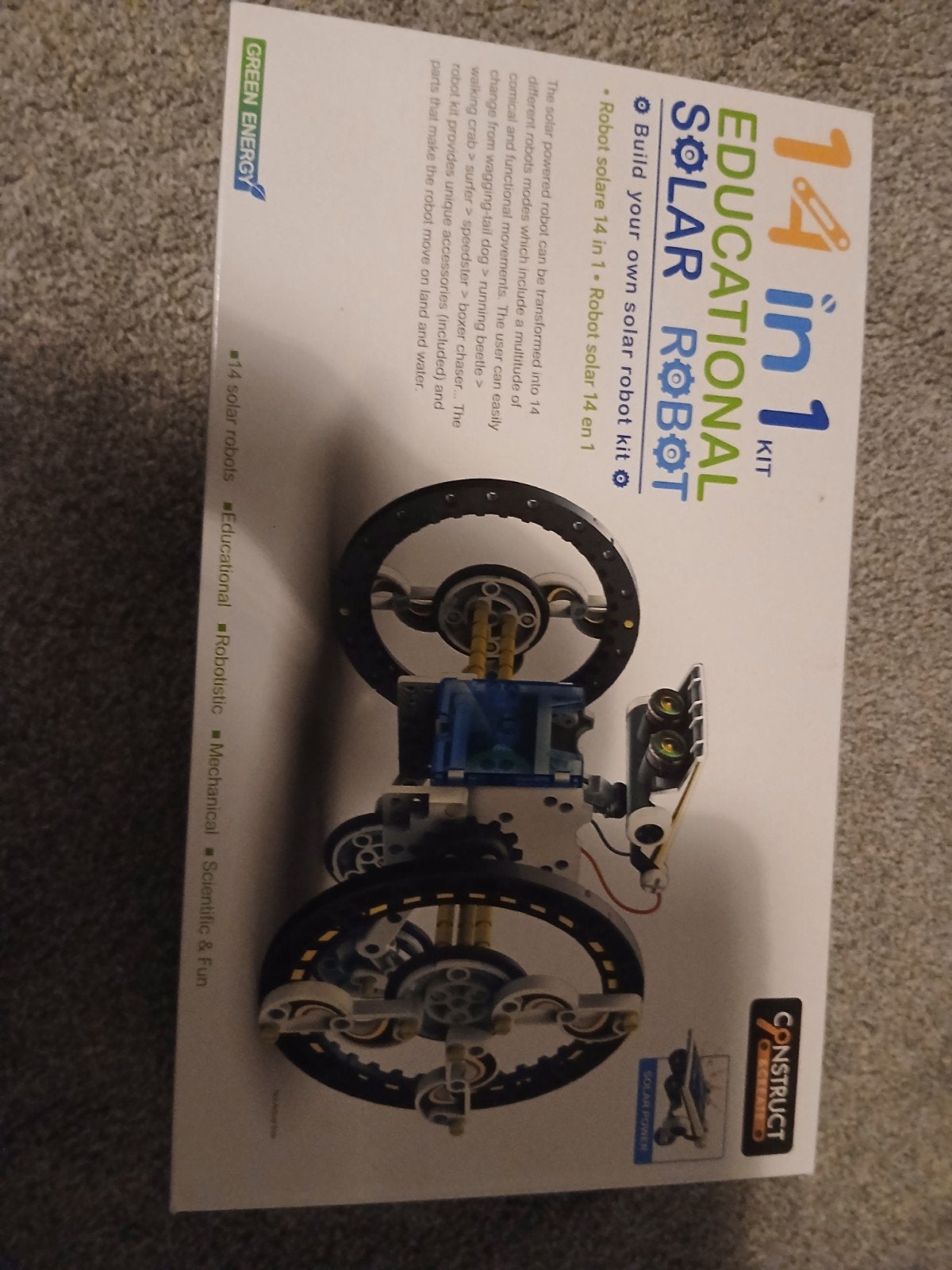 14-in-1 Educatieve Solar Robot Kit - Bouw je eigen robot!, Ophalen of Verzenden, Nieuw, Bouwen
