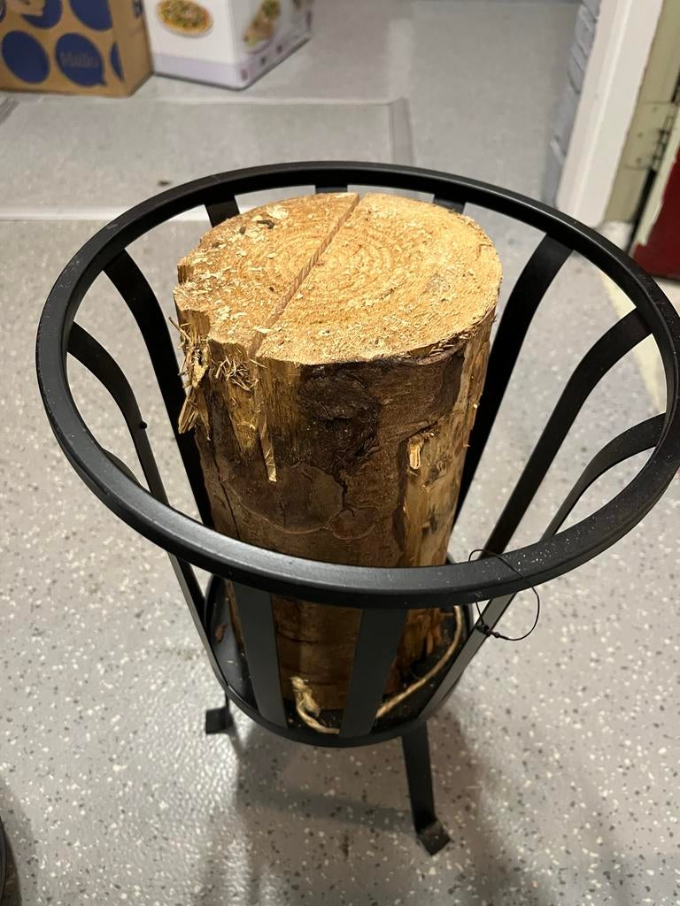 Zweedse fakkel met metalen houder-  nieuw, Ophalen, Nieuw