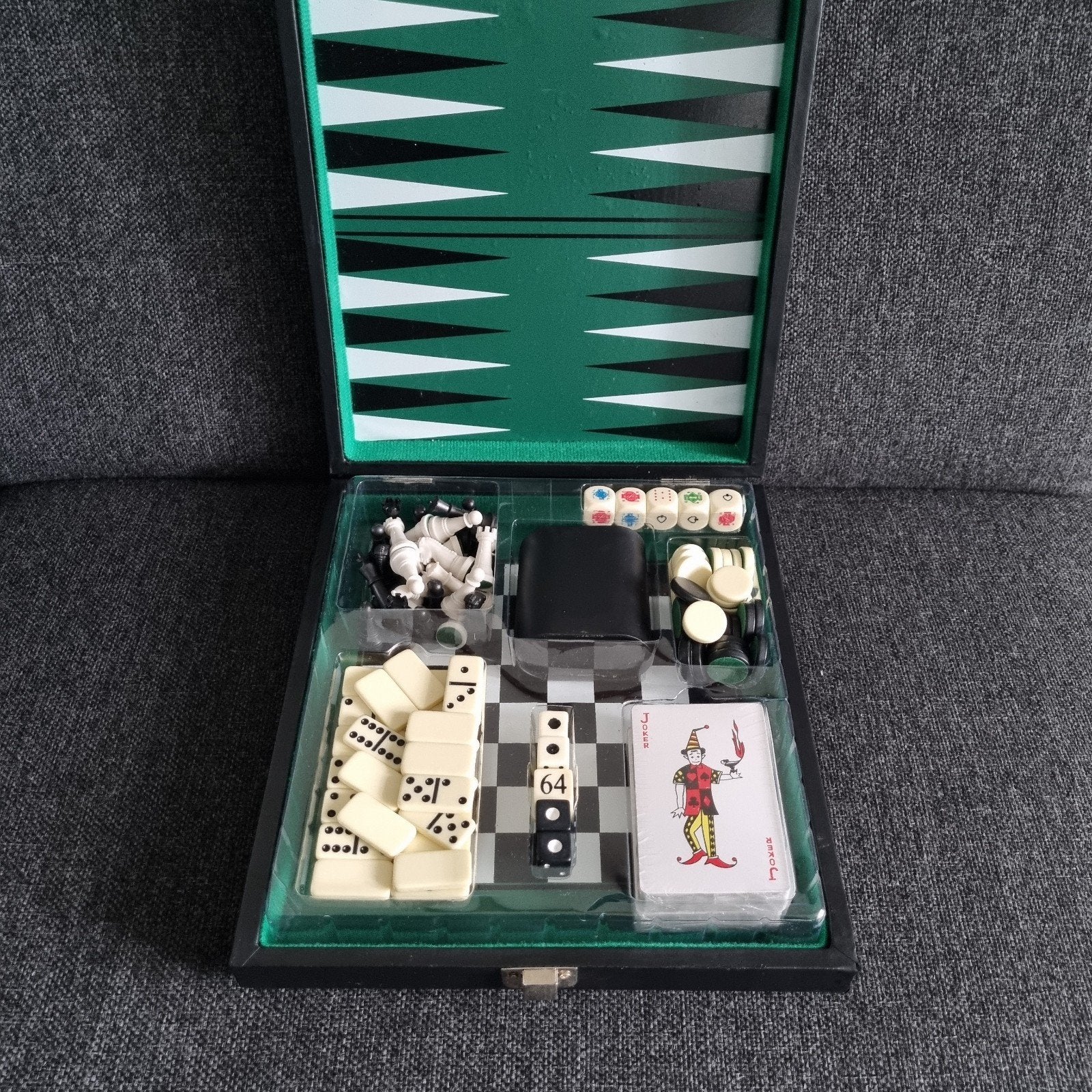 multifunctionele 6 in 1 reisspelset schaken dammen domino, Ophalen of Verzenden