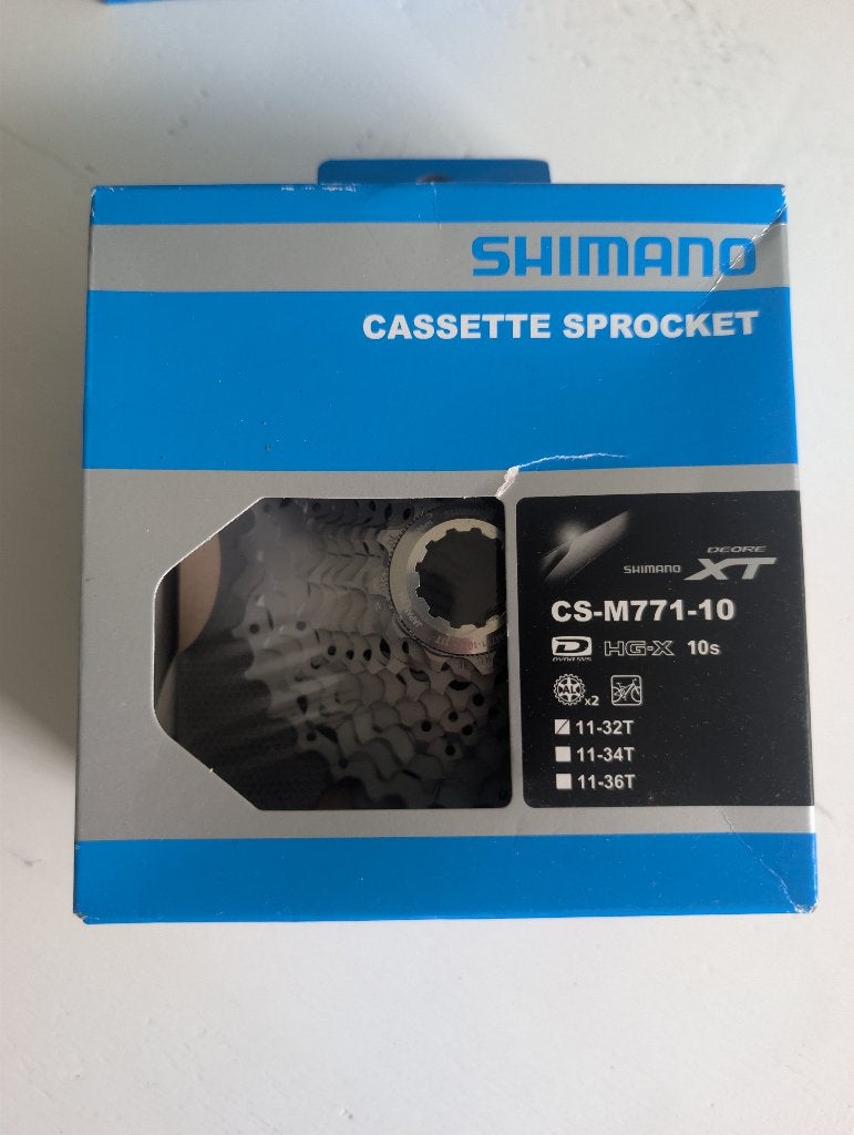 Shimano XT M771 10 Speed Cassette 11-32, Fietsen en Brommers, Ophalen of Verzenden, Nieuw