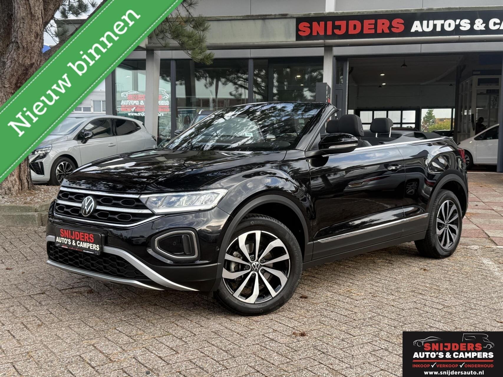 Volkswagen T-Roc Cabrio 1.0 TSI Style, Auto's, Voorwielaandrijving, Stof, Gebruikt, Zwart