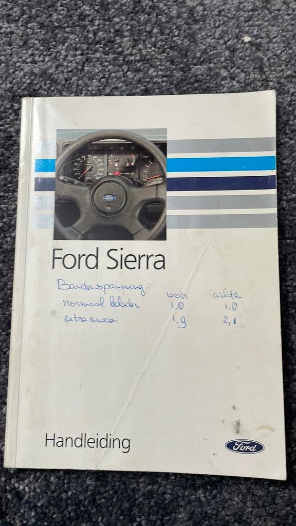Ford Sierra handleiding, Ophalen of Verzenden