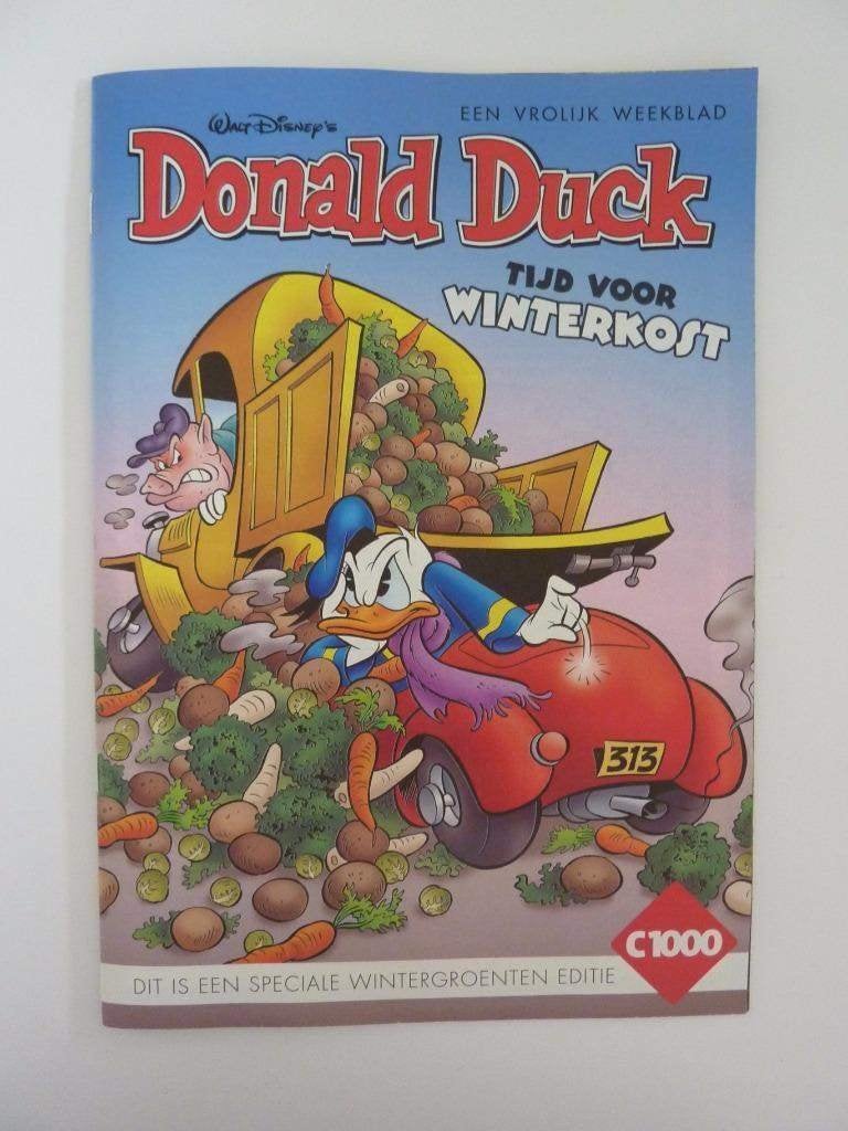 Donald Duck blad " tijd voor winterkost " (C1000) + pockets, Meerdere stripboeken, Ophalen of Verzenden, Nieuw