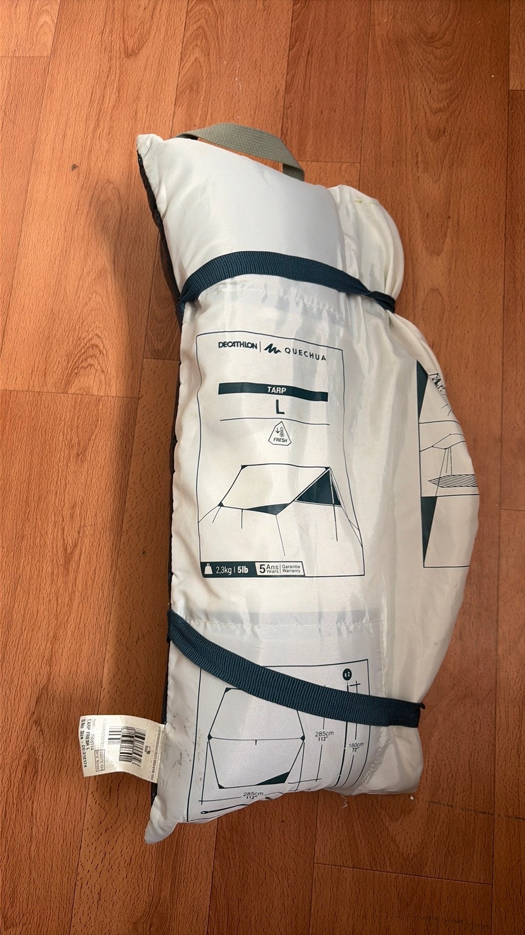 Decathlon fresh n black tarp L, Caravans en Kamperen, Ophalen of Verzenden, Gebruikt