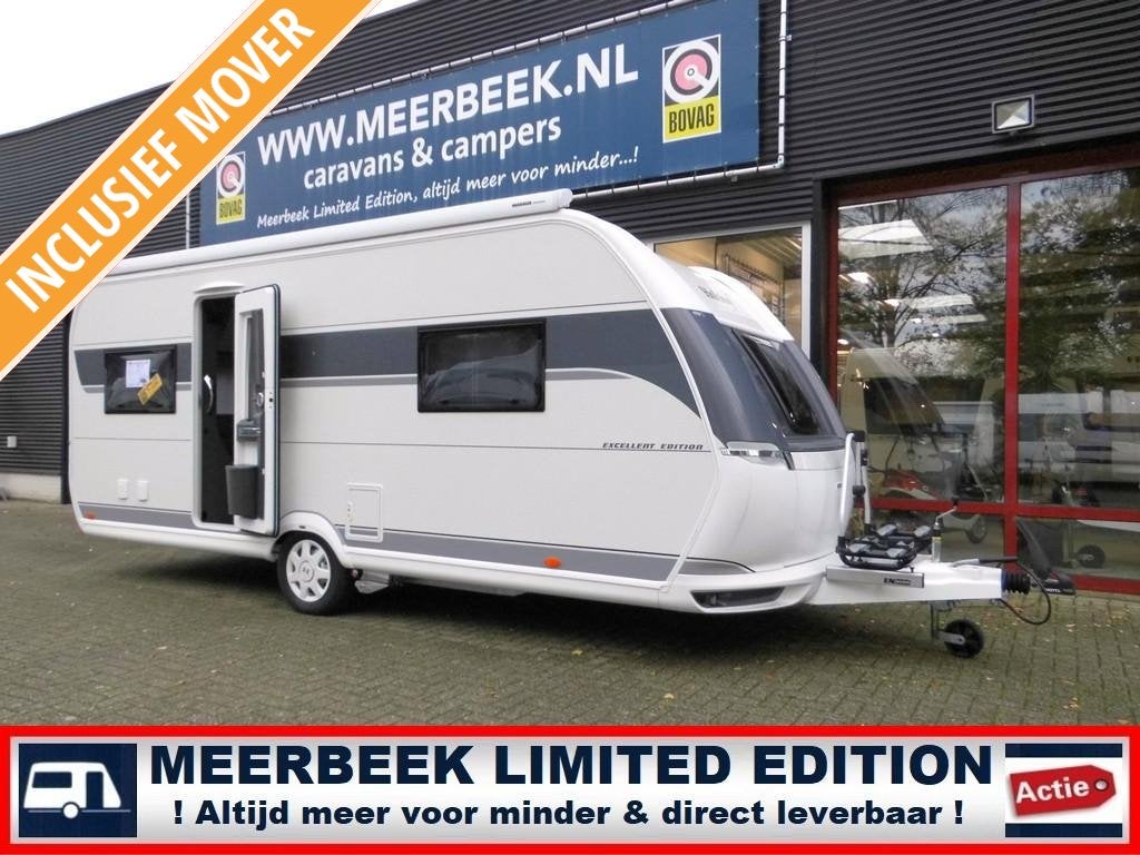 Hobby Excellent Edition 540 UFF 4779,=KORTING AIRCO+THULE+MO, Caravans en Kamperen, Rondzit, Hobby, Particulier, 6 tot 7 meter