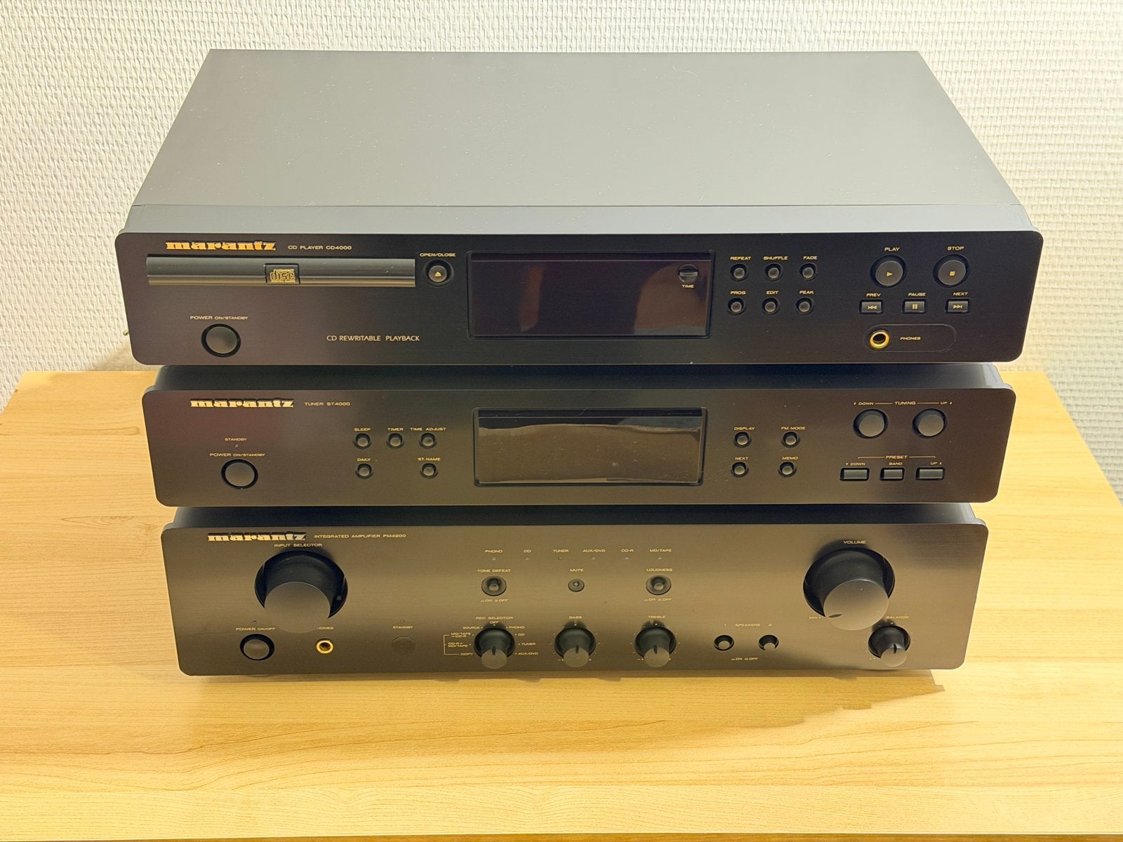 Marantz Stereo Set: PM4200, CD4000, ST4000, Gebruikt, Losse componenten, Cd-speler, Ophalen