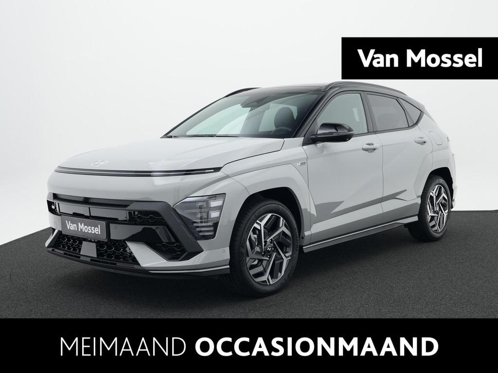 Hyundai Kona 1.6 GDI HEV N Line Sky | Schuif/Kantel dak | St, Auto's, Hyundai, 12 maanden, 1110 kg, Origineel Nederlands, Bedrijf