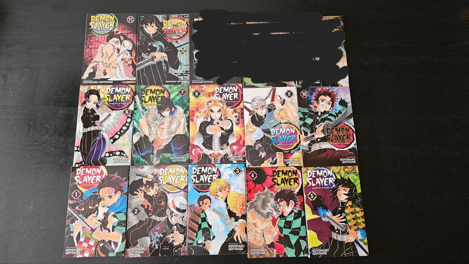 demon slayer manga volume 1-12, Boeken, Meerdere stripboeken, Ophalen of Verzenden, Zo goed als nieuw