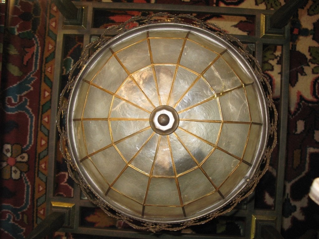 Plafonniere, Huis en Inrichting, Ophalen, 34 cm, E14 (klein), Antiek