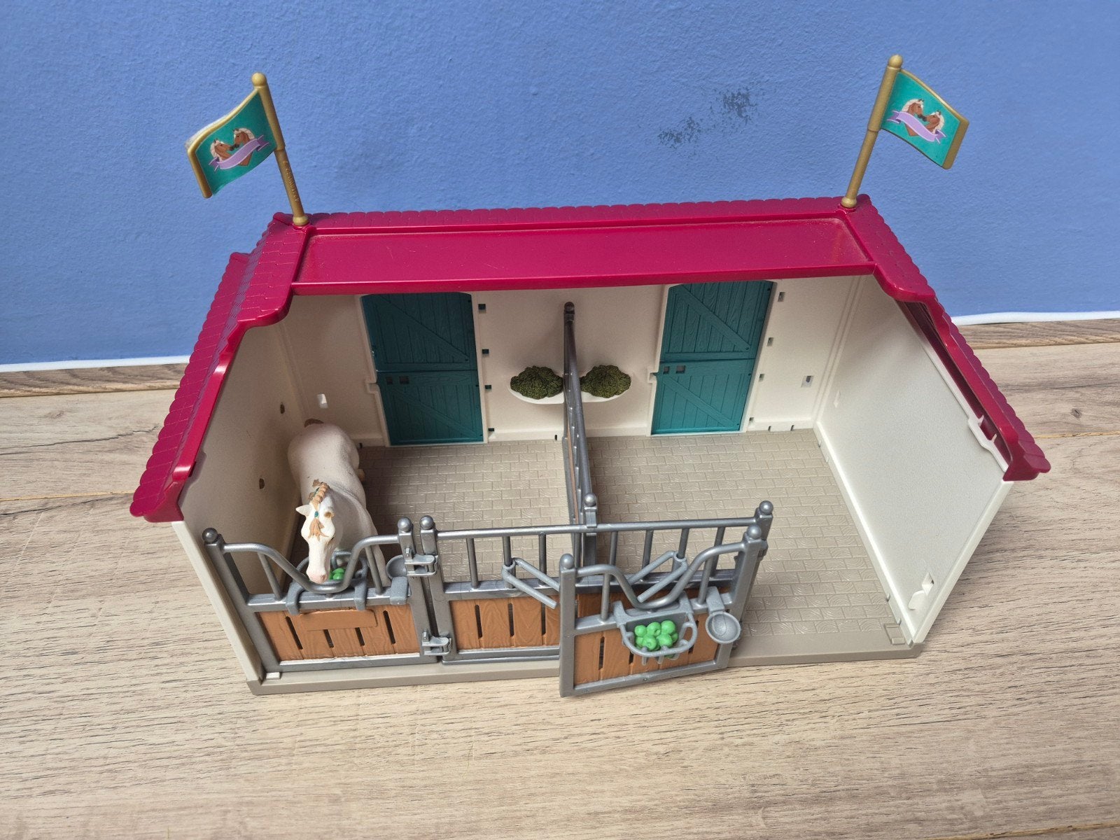 Schleich paardenstal, Ophalen of Verzenden, Zo goed als nieuw, Jongen of Meisje