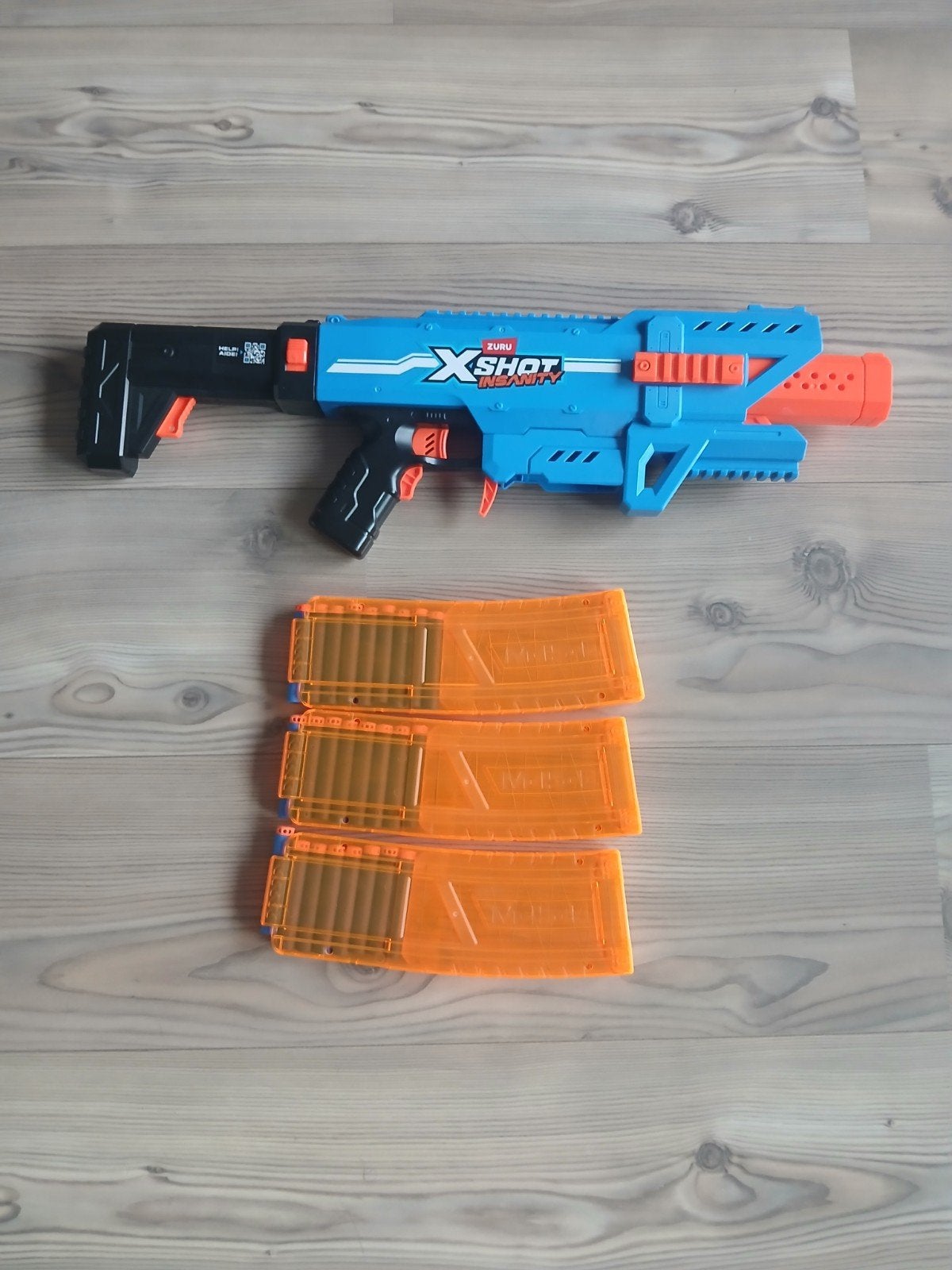 Zuru X-Shot Insanity speelgoedblaster – inclusief 3 magazijn, Ophalen of Verzenden, Zo goed als nieuw