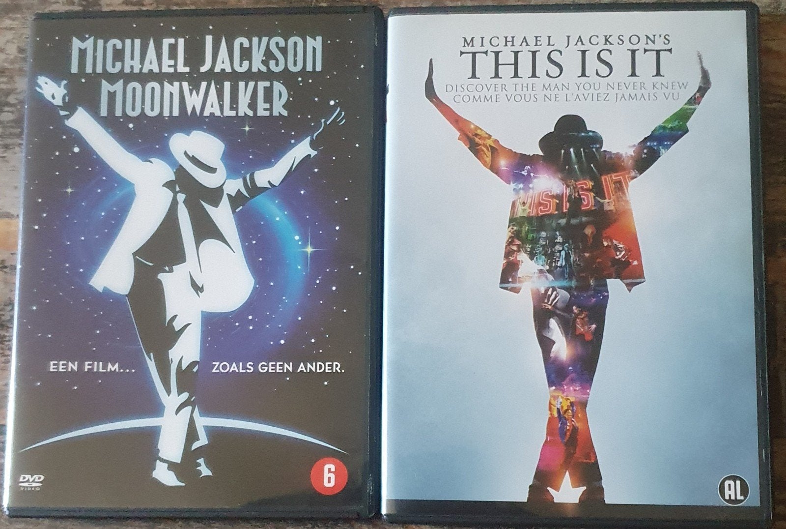 Michael Jackson DVD's: Moonwalker & This Is It, Vanaf 6 jaar, Ophalen of Verzenden, Zo goed als nieuw