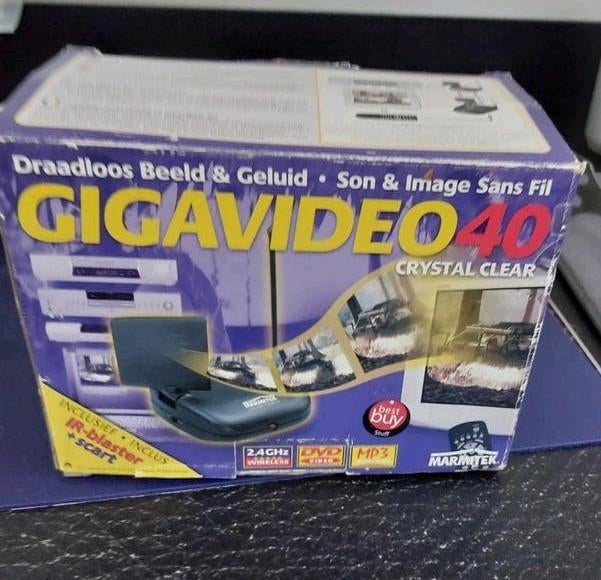 Marmitek Gigavideo 40 Draadloze Video/Audio Zender, Audio, Tv en Foto, Audiokabels en Televisiekabels, Ophalen of Verzenden, Zo goed als nieuw