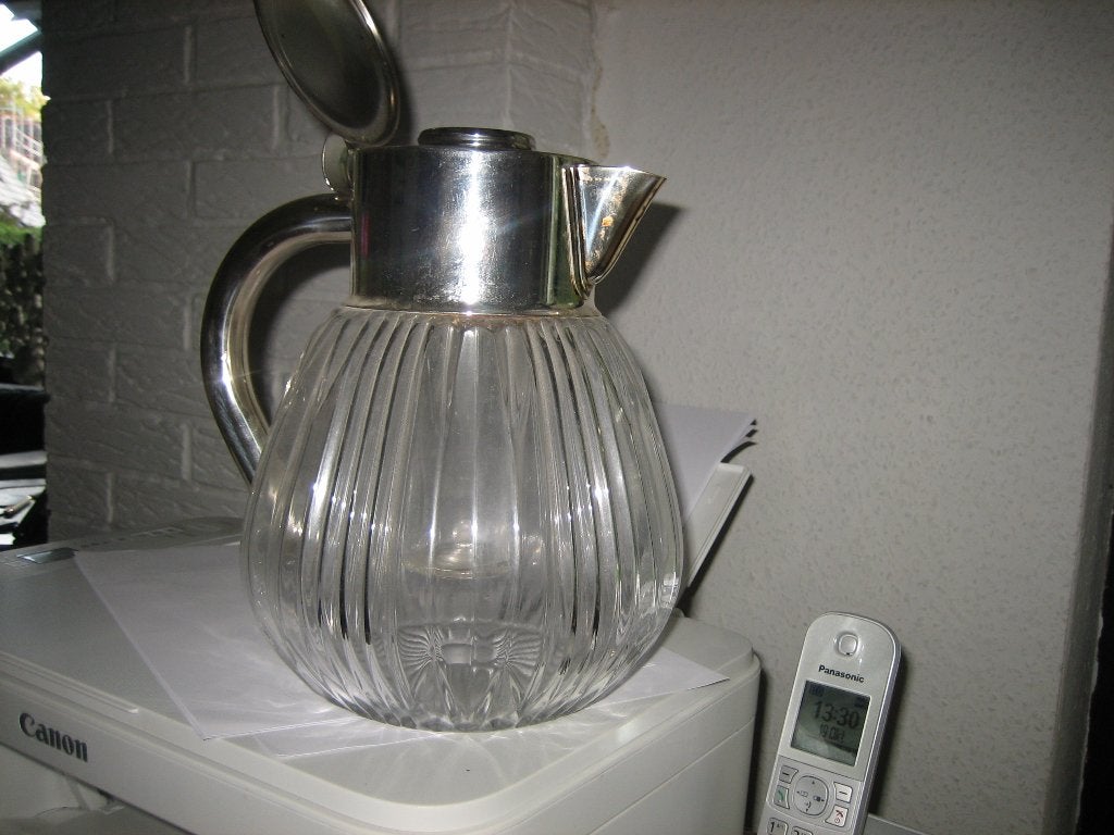 WATERKAN, OF ZOGENAAMDE kalte ente, Ophalen, Kan, Overige stijlen, Glas