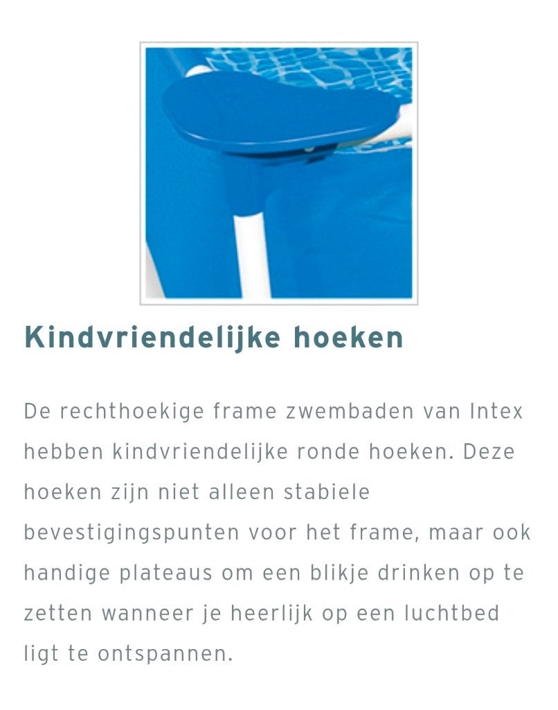 Intex zwembad 3 x 2 meter, Tuin en Terras, Ophalen, Zo goed als nieuw, Opzetzwembad, 200 tot 400 cm