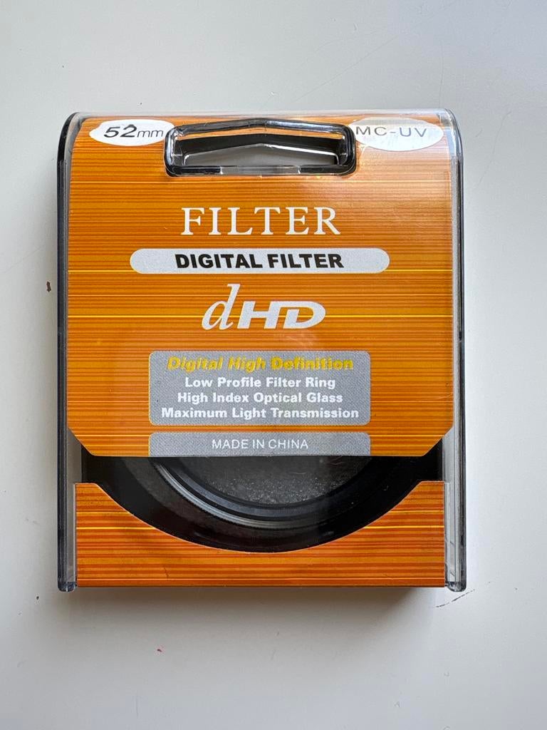 DHD 52mm MC-UV Digital Filter - Nieuw in verpakking, Overige merken, Ophalen of Verzenden, 50 tot 60 mm, Nieuw